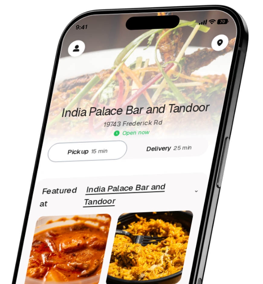 India Palace Bar and Tandoor app preview